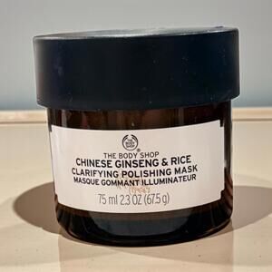 The Body Shop Chinese Ginseng & Rice Clarifying Polishing Mask 75ml 2.3oz